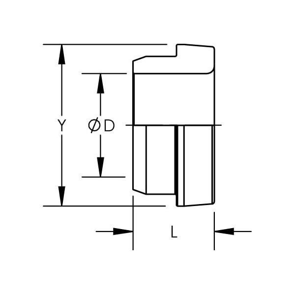 World Wide Fittings Flat Face O-Ring Mechanical Flange Sleeve 4165X04PFT - main